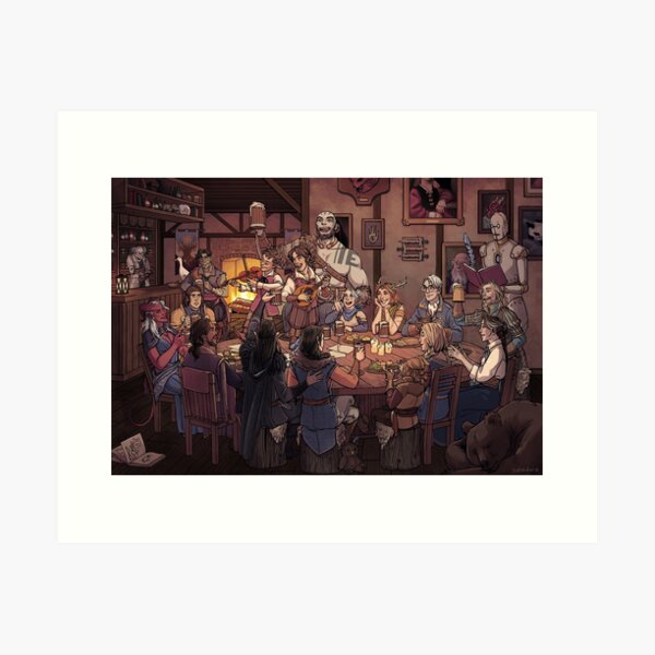 Health to the Company Art Print