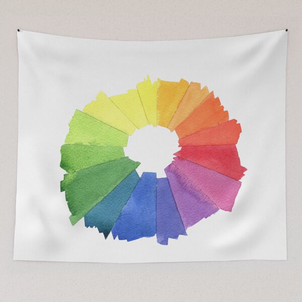 Item preview, colour wheel painted designed and sold by Hayley Holliday.