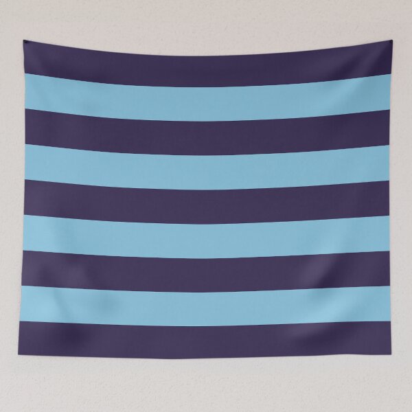 Item preview, Medium NAVY and BABY BLUE Horizontal STRIPES designed and sold by RachelMacht.