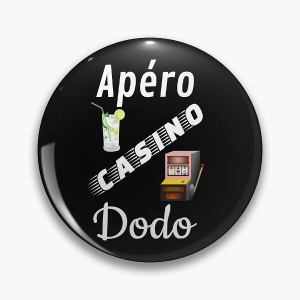 Item preview, apero casino dodo humor gift for black background funny humor designed and sold by sex-sansbol.