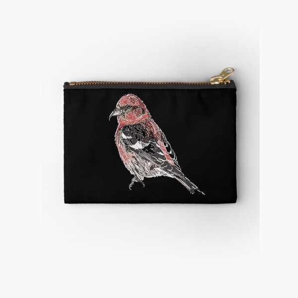 Item preview, White Winged Crossbill White Alternate Print designed and sold by designsasstultd.