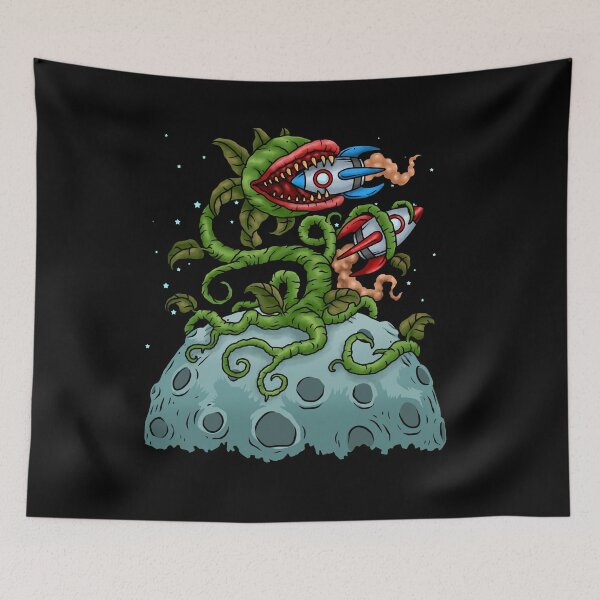 Item preview, Venus Fly Trap Shirt Kids Moon Spaceship Carnivorous Plants designed and sold by DSWShirts.