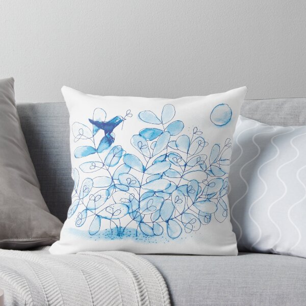 Item preview, Bleu bird in the bush designed and sold by Ellen Jansen.