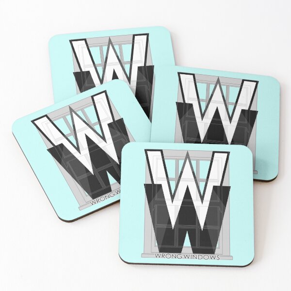 Item preview, Wrong Windows Double-W Logo Variant #2 (Double-Hung Sash) designed and sold by billyzduke.