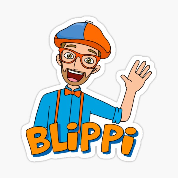 Solicitud personalizada de Blippi Pegatina