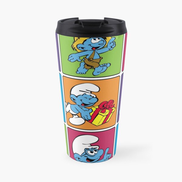 Smurfs - Multitude squares Travel Mug