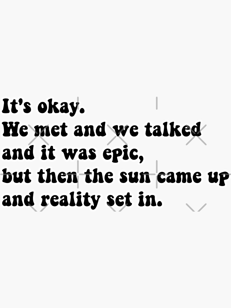 "Tvd iconic quote" Sticker by Aleziakh Redbubble