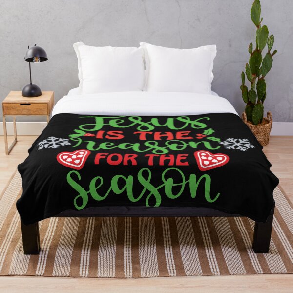 Item preview, Jesus is The Reason For The Season - Religious Christian Christmas - Merry Christmas Everyone designed and sold by PupnkittyMania ⭐⭐⭐⭐⭐.