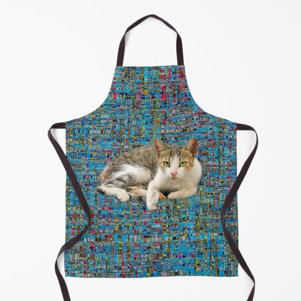 Item preview, Cute cat on abstract background designed and sold by MarionsArt.
