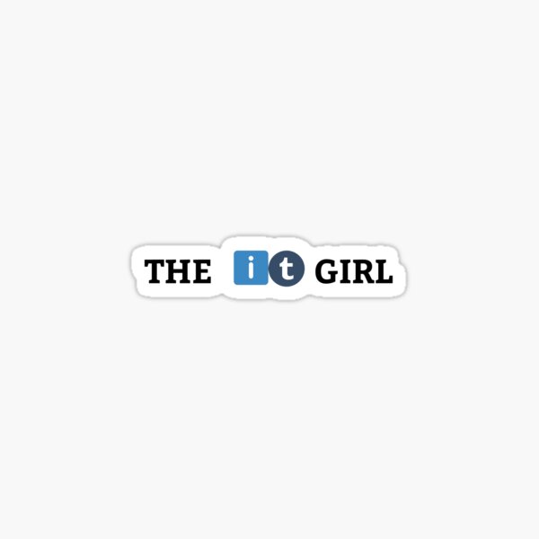 The Information Technology Girl Sticker