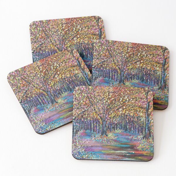 Item preview, Colourful woodland  designed and sold by Merlinsmates.