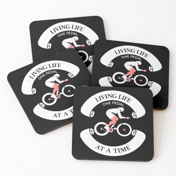 Item preview, Living Life One Pedal At A Time, Cyclist designed and sold by ilovetshirts87.