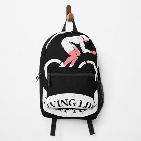 Item preview, Living Life One Pedal At A Time, Cyclist designed and sold by ilovetshirts87.