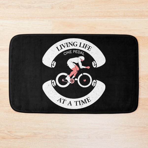 Item preview, Living Life One Pedal At A Time, Cyclist designed and sold by ilovetshirts87.