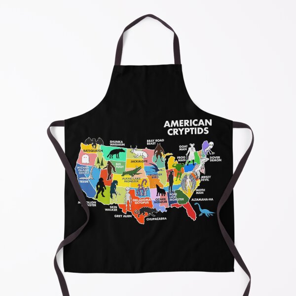 Item preview, Map Of Cryptids In The US designed and sold by whitepaperbag.