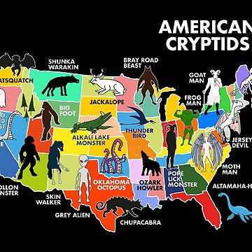 U.S. Cryptid Map 