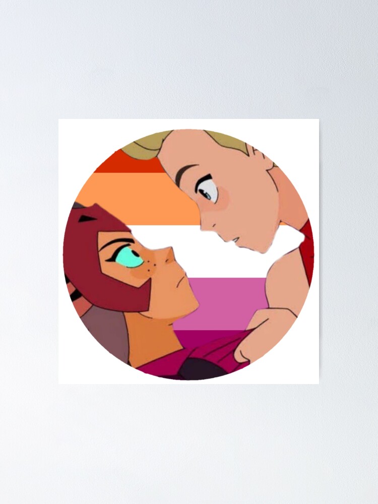 Catradora She Ra Lesbian Flag Spop Poster By Queerwriter Redbubble 9721