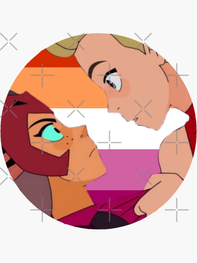 Catradora She Ra Lesbian Flag Spop Sticker For Sale By Queerwriter Redbubble 1145