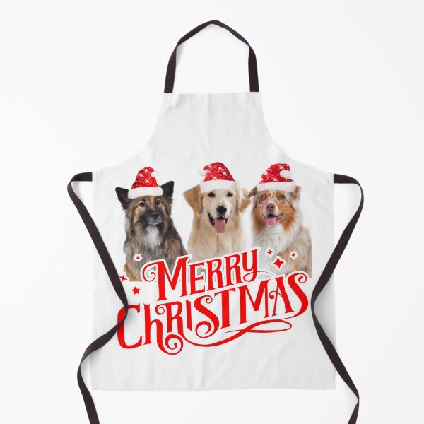 Item preview, Three Christmas dogs with Christmas hats, Merry Christmas designed and sold by Toffy2222.