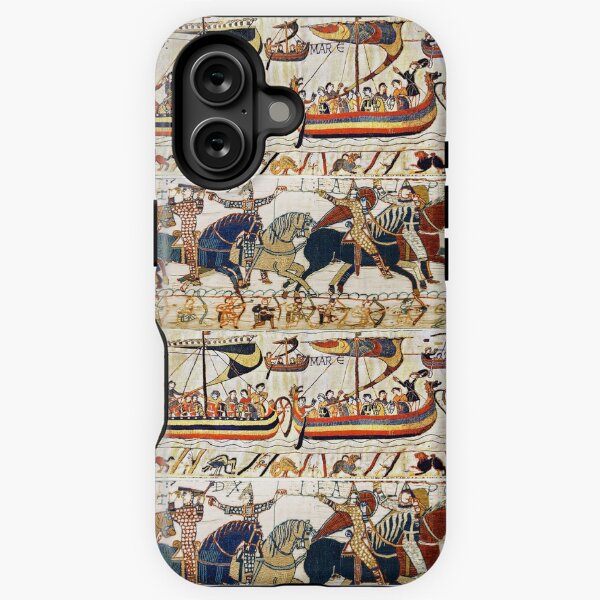 Item preview, THE BAYEUX TAPESTRY ,BATTLE OF HASTINGS ,NORMAN KNIGHTS HORSEBACK, ARCHERS AND VIKING SHIPS designed and sold by BulganLumini.