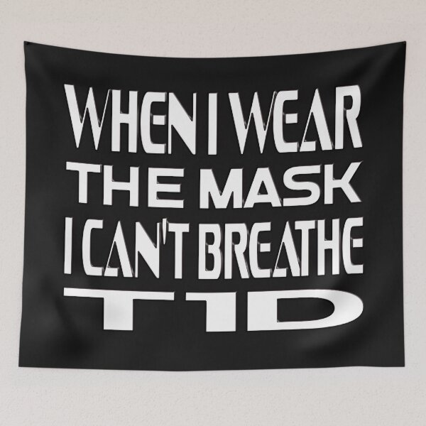 Item preview,  WHEN I WEAR THE MASK I CAN'T BREATHE T1D -  DIABETES CORONA - DIABETIC CHRISTMAS GIFT designed and sold by Ralek.