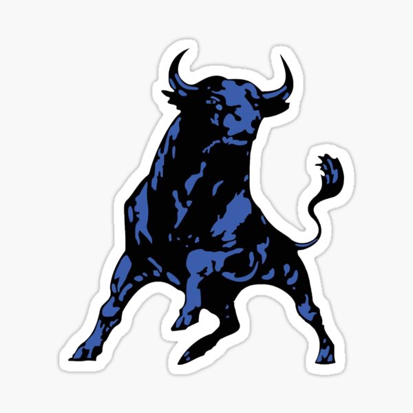 Blue Bull Sticker