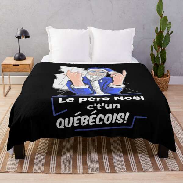 Item preview, Santa Claus is a Quebecois - Noel Francais - Quebec designed and sold by Sampik.