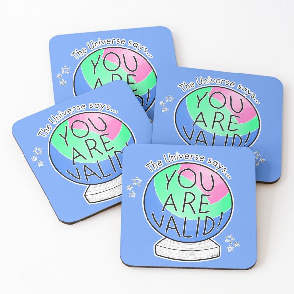 Item preview, Polysexual flag crystal ball - The Universe says... You are valid! designed and sold by Chiara Filincieri.
