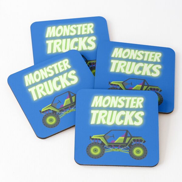 Item preview, Neon Monster Trucks designed and sold by Adonalyn.