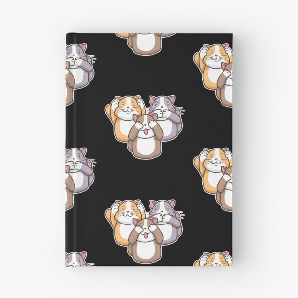 Item preview, The three wise cats - see nothing, hear nothing, say nothing designed and sold by Shirtey.