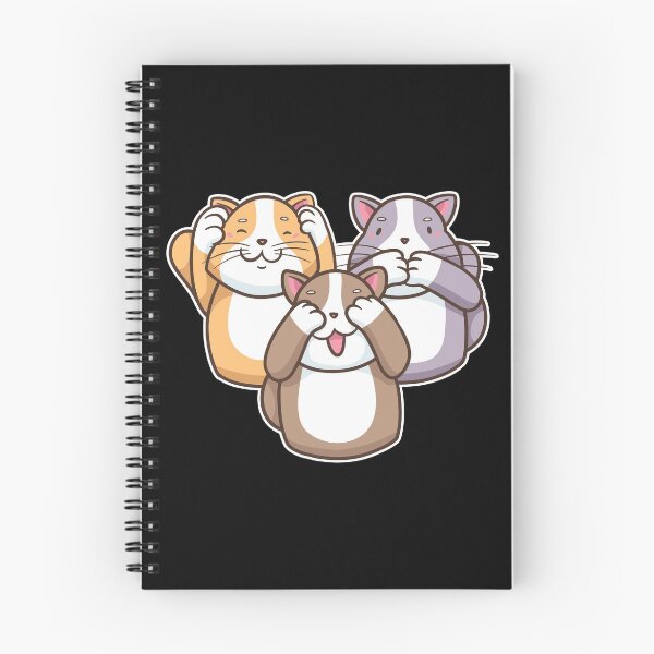 Item preview, The three wise cats - see nothing, hear nothing, say nothing designed and sold by Shirtey.