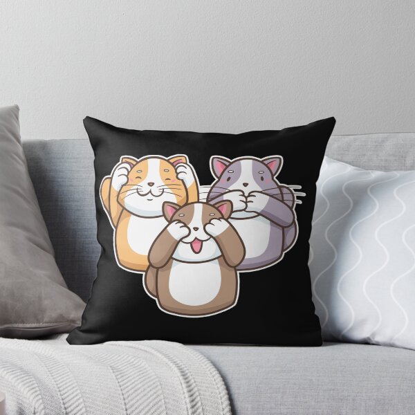 Item preview, The three wise cats - see nothing, hear nothing, say nothing designed and sold by Shirtey.