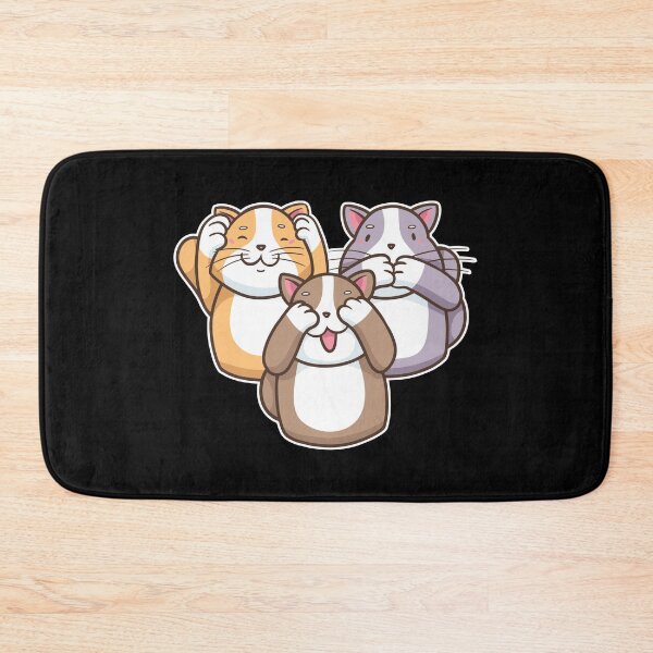 Item preview, The three wise cats - see nothing, hear nothing, say nothing designed and sold by Shirtey.