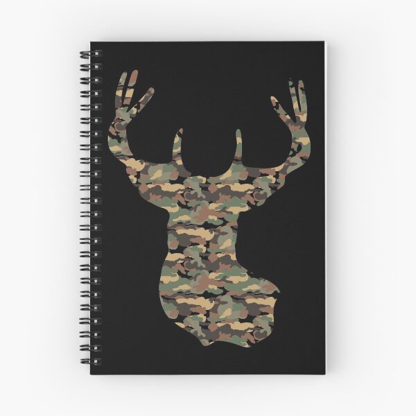 Item preview, Buck Deer in Camouflage Pattern | Tree Bark Brown designed and sold by CheriesArt.