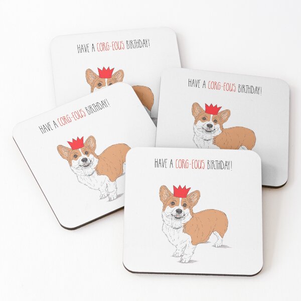 Item preview, Corg-eous Birthday designed and sold by Adam Regester.
