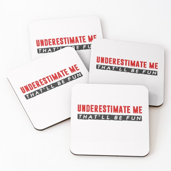 Item preview, Underestimate me, this will be a funny gift designed and sold by ElBeDesigns.