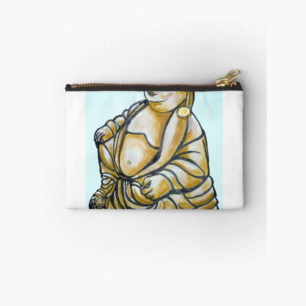 Item preview, Budha with Gold earring designed and sold by Woodie.