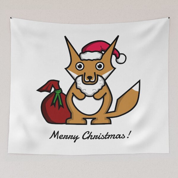 Item preview, Refur Fox Christmas Cartoon Logo - the perfect gift for Xmas designed and sold by MaesterAemon.