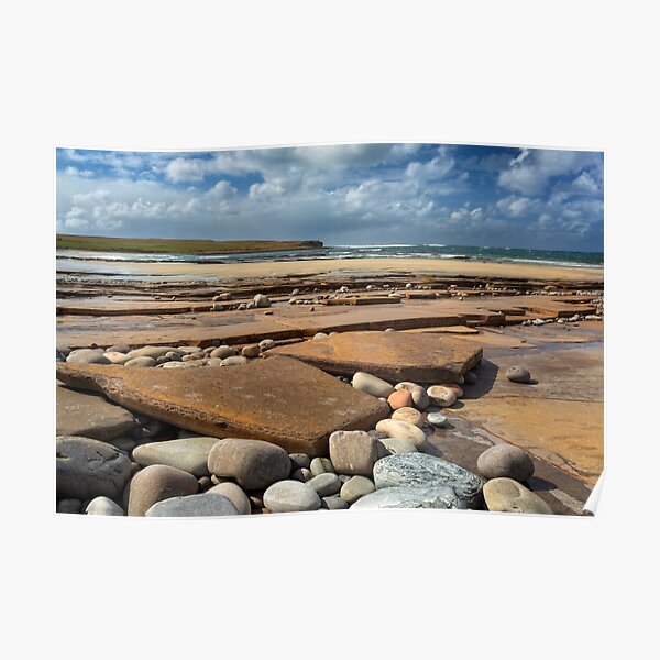 Skaill Beach Orkney Isles Scotland Poster