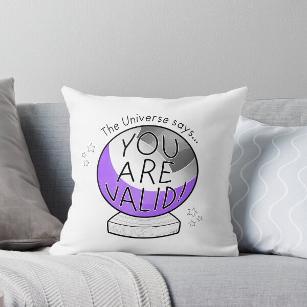 Item preview, Ace flag crystal ball - The Universe says... You are valid! designed and sold by Chiara Filincieri.