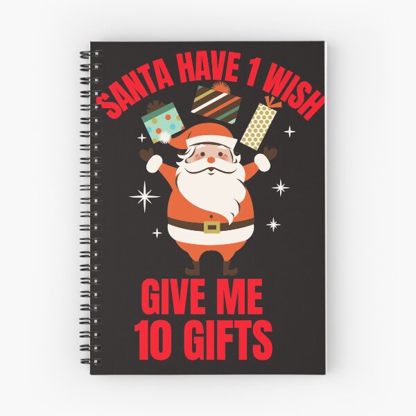 Item preview, SANTA HAVE 1 WISH GIVE ME 10 GIFTS designed and sold by GILLES VAZIRI.