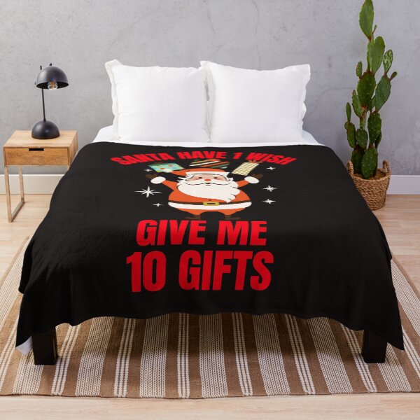 Item preview, SANTA HAVE 1 WISH GIVE ME 10 GIFTS designed and sold by GILLES VAZIRI.