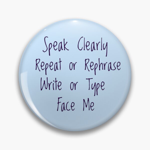 Item preview, Sticky Note Style Communication Aids Mask for Disability Education  designed and sold by Jenny Meehan Art Prints and Patterns  .