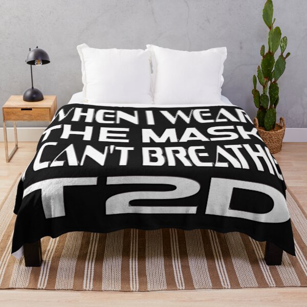 Item preview, WHEN I WEAR THE MASK I CAN'T BREATHE T2D - DIABETES CORONA - DIABETIC CHRISTMAS GIFT designed and sold by Ralek.