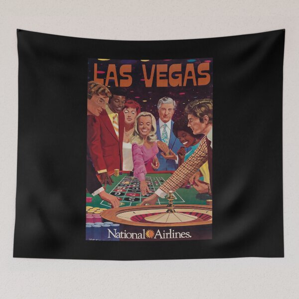 Item preview, retro classic Las Vegas poster designed and sold by CorasPosters.