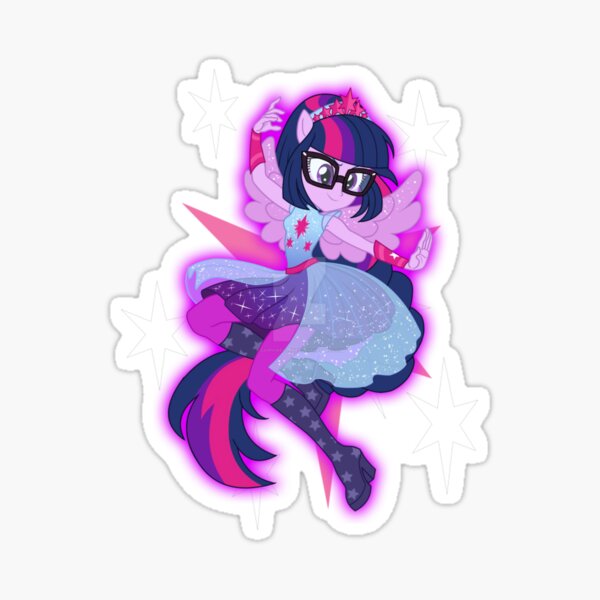 Pony Up Twilight Sparkle Sticker By Hannahmander Redbubble