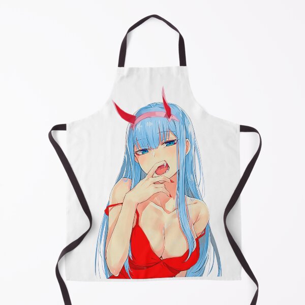 Item preview, 002 Anime Sexy Beautiful Devil With Blue Hair And Blue Eyes. designed and sold by 2AcesDesign.