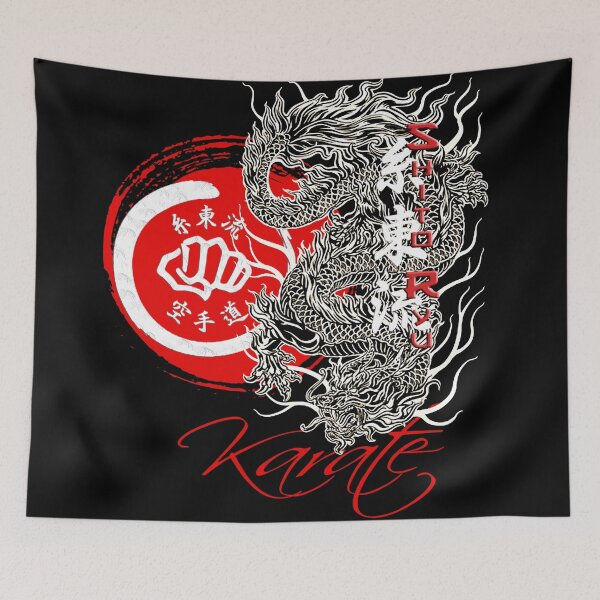Item preview, Shito Ryu Karate Dragon Kime - Oss! designed and sold by Zanshin-Art.