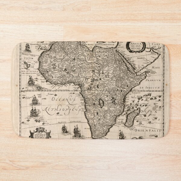 Item preview, Map of Africa (1640) designed and sold by allhistory.