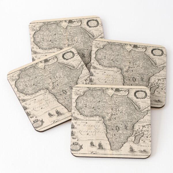 Item preview, Map of Africa (1640) designed and sold by allhistory.
